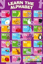 Home Decor My ABC Alphabet Learn table 1-Silk Art Poster Wall Sticker Decoration Gift 2024 - buy cheap