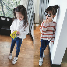 Girl Pants Spring Autumn New Children Denim Pants Baby Clothes Fashion Jeans Pants for Girl Toddler Girl Autumn Clothes Trousers 2024 - buy cheap