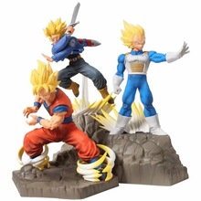 Dragon Ball Son Goku Gohan Vegeta трусы Супер Saiyan Модель Аниме ПВХ Фигурки игрушки для коллекционных игрушек 2024 - купить недорого