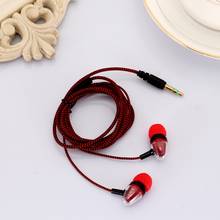 In-ear Earphone 3.5mm Stereo Bass Headphone Noise Isolating Reflective Fiber Cloth Line For MP3/mp4 Earbuds Headset 2024 - buy cheap