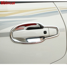 Bbincar ABS Chrome Door Handle Bowl Covers Trim 8pcs For Toyota Land Cruiser LC200 2016 2024 - buy cheap