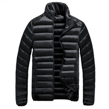 Novos homens para baixo casacos nova casual ultraleve pato branco para baixo portátil outono inverno jaquetas para o homem inverno parkas fino para baixo jaqueta 2024 - compre barato