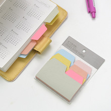Colorful 90 Sheets Paper Sticky Notes Cute 60 Sheets Gradient Color Self-Adhesive N Times Indexes Memo Pad Bookmark Post Message 2024 - buy cheap