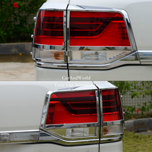 For 2016 2017-2020 Toyota Land Cruiser 200 V8 Rear Light Cover Trim Tail lights Lamp ABS Chrome Stickers Car-Styling Accessories 2024 - buy cheap