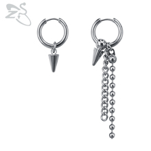 ZS-pendientes de moda coreana SUGA de Kpop para hombre, joyería de acero inoxidable, con borla pendientes largos, accesorios para la oreja, 1 par 2024 - compra barato