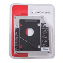 Aluminum 2nd Second hdd Caddy 12.7mm 9.5mm SATA 3.0 Optibay 2.5'' SSD DVD CD-ROM Enclosure Adapter Hard Disk Drive Cases Box 2024 - buy cheap