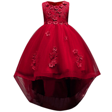 Vestido de festa romântico feminino rosa, vestido de dama de honra elegante para atender à bola, comida sagrada e rabo, aplique 2024 - compre barato