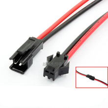 10 pares 10cm de largo JST SM 2 pines Cable de enchufe macho a hembra conector 2024 - compra barato