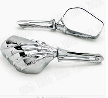 Chrome Aluminum Skeleton Mirrors For Kawasaki Vulcan Classic VN 400 VN500 VN800 VN 900 1200 1500 1600 2000 Chopper Cruisers 2024 - buy cheap