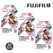 2019 Новинка Fujifilm Instax Mini пленка Instax Mini 8 9 конфетти дизайн пленка для Fuji Mini 7s 25 26 70 90 мгновенная камера SP-1 SP-2 2024 - купить недорого