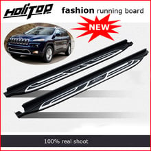 running board side step bar for Jeep Cherokee 2014 2015 2016 2017 2018,three choices,supplied by ISO9001 factory,promotion price 2024 - buy cheap