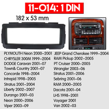 1 din  car radio stereo face fascia facia surround trim Kit for CHRYSLER/JEEP/ DODGE/PLYMOUTH 11-014 2024 - buy cheap