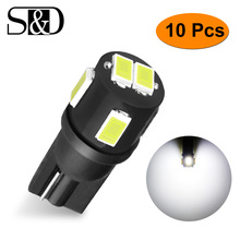 S & D-bombillas LED T10 W5W superbrillantes para Interior de coche, lámpara de lectura, luz de techo, 12V, 194 168, 10 Uds. 2024 - compra barato