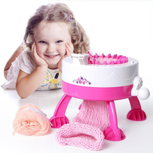 DIY Hand Scraf Hat Knitting Machine Plastic Needle Position Big Weaving Loom Knit Children Educational Learning Toy Dropshiping 2024 - buy cheap