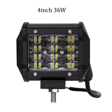 Quad-row 4 inch Car Led Work Light Bar 36W 6000K Driving Beam LED Pods Light for Cars Offroad 4x4 SUV ATV Trailer Trucks 12V 24V 2024 - buy cheap