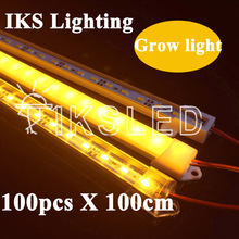 100pcs 1m 5730 grow light  SMD5730 Hydroponic Systems Led Plant grow light  Led Grow Strip Light  Full specture Grow Box 2024 - buy cheap