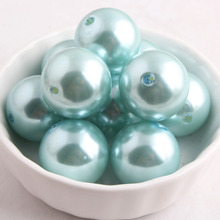 Kwoi vita-Cuentas de perlas de imitación A17, 20mm, lote de 100 Uds. De cuentas gruesas, joyería 2024 - compra barato