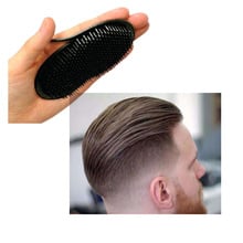 1PcNew Popular Fashion Cool Pocket Travel Hair Comb Shampoo Comb Brush Men Beard Mustache Palm Scalp Massage Black Styling Tool 2024 - buy cheap