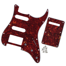 NEW SSH Guitar Pickguard Scratch Plate & Tremolo Cover Back Plate & Screws for Strat Electric Guitar Accessories Red Tortoise 2024 - buy cheap