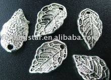 FREE SHIPPING 300pcs Tibetan silver filigree leaf drops 16x10mm A53 2024 - buy cheap