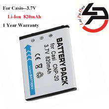 Hot sale!!! High Quality 820mAh New Replacement Battery For Casio NP-20 CNP-20 CNP 20 CNP20 EX-S880 EX-Z6 EX-S880RD EX-Z70 Z77 2024 - buy cheap