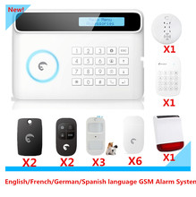 Big Promotion S4 Wireless GSM Security Alarm System Home Burglar Alarm System With LCD Display And Multi-Language Menu 2024 - buy cheap