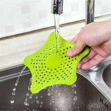1Pc Star Sewer Outfall Strainer Bathroom Silicone Sink Filter Cocina Anti-block Floor Drain Hair Stopper Catcher Cuisine Kitchen 2024 - buy cheap