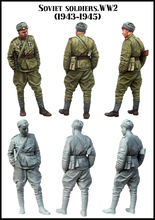1/35 Resin Figure Model Kit SOVIET SOLDIERS WW2 Unassambled  Unpainted 2024 - buy cheap