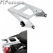 Chrome Detachable Motorcycle Two-Up Tour Pak Luggage Rack Rear Carrier for Harley Road King Street Glide Road Glide 2014-2016 2024 - buy cheap