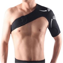 Ajustável elástico ombro suporte cinta braço de basquete manga masculina segurança esportes lesão guarda postura corrector volta protetor 2024 - compre barato