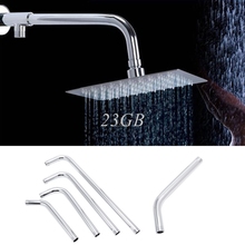 Thread G1/2 Stainless Steel Wall Mounted Tube Rainfall Shower Head Arm Bracket JUL31_20 2024 - buy cheap