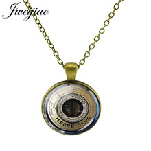 JWEIJIAO-collar de cámara de fotografía de bronce antiguo, con lente de árbol, patrón de libro Retro, cabujón de cristal, joyería T138 2024 - compra barato