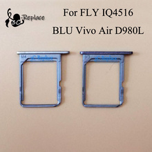 For FLY IQ4516 / BLU Vivo Air D980L Sim Tray Micro SD Card Holder Slot Parts Sim Card Adapter 2024 - buy cheap