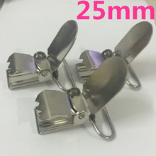 5PCs 25mm1 Inch Baby Pacifier Clips Metal Holders Cute Infant Soother Clasps Accessories Pacifier Clip Suspender Pica Holders 2024 - buy cheap