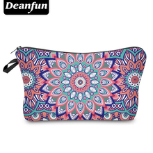 Deanfun 3D Printed Cosmetic Bags Colorful Flower Vintage for Women Travel Makeup Storage Necessity 51012 2024 - buy cheap