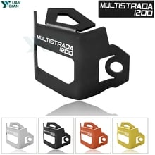 Depósito de líquido de freno trasero para motocicleta, cubierta protectora para Ducati MTS1200 MTS 1200 Multistrada1200 Multistrada 1200 2024 - compra barato