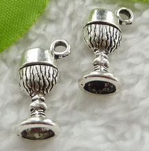 160 штук античные серебряные чаши 20x10 мм #2360 2024 - купить недорого