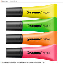 1pcs/Lot STABILO neon highlighter Toothpaste marker pen fluorescent oblique boligrafos Stationery Office School supplies 2024 - buy cheap