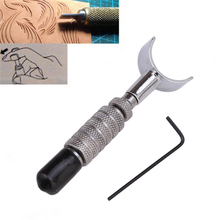 Gravador de couro rotativo ajustável com lâmina 878037, ferramenta de girar para artesanato, feito à mão, 1 peça 2024 - compre barato