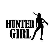 Hunter Girl-pegatinas de vinilo 3d para coches, calcomanías de alta calidad, productos para vehículos, decoración de Motor 2024 - compra barato