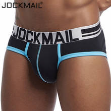 JOCKMAIL Men underwear Cotton Men Briefs calzoncillos hombre Slip Underpants Soft Pants U Convex Pouch Sexy Male Panties Gay Men 2024 - buy cheap