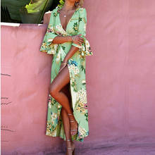 New Women Summer Beach Boho Long Maxi Dress Irregular Party Beach Dresses Sundress 2024 - buy cheap