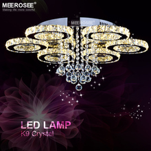 2018 New design Crystal Ceiling Light Diamond LED Crystal lamp for Dining Living room Ring Circle Lustres Lamparas de techo Home 2024 - buy cheap