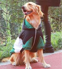 Perro ropa de invierno cálido Chaqueta de manga para grandes perros, Labrador samoyedo mono de capucha de lana dentro 2024 - compra barato