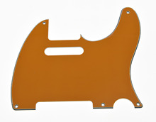 KAISH  5 Hole TL Style Guitar Pickguard Orange Fits for TeLe Guitar 2024 - buy cheap