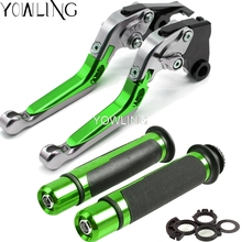 Motorcycle Adjustable Brake Clutch Levers Handlebar Hand Grips For Kawasaki ZX-6R ZX6R ZX636R ZX6RR 2000 2001 2002 2003 2004 2024 - buy cheap