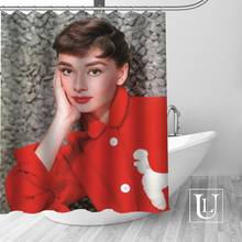Custom Audrey Hepburn Shower Curtain MORE SIZE Waterproof Fabric Shower Curtain for Bathroom Decor Dropshipping 2024 - buy cheap