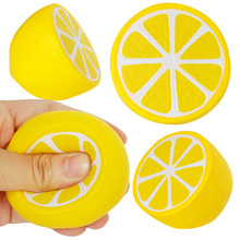 Simulation Squishy Food PU Squishy Slow Rising Scented Lemon Bread Squeeze Toys Stress Relief Vent Kids Plaything 6*5.5CM 2024 - buy cheap