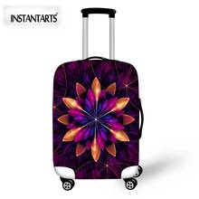 INSTANTARTS Thick Floral Suitacase Protective Covers Apply to 18-30Inch Suitcase Elastic Waterproof Stretch Dust Rain Case Cover 2024 - buy cheap