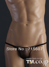 TXM mesh wear,black thong for man, see through underwear, tights pant 2 pcs a lot free shipping 2024 - buy cheap